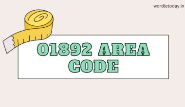 01892 Area Code