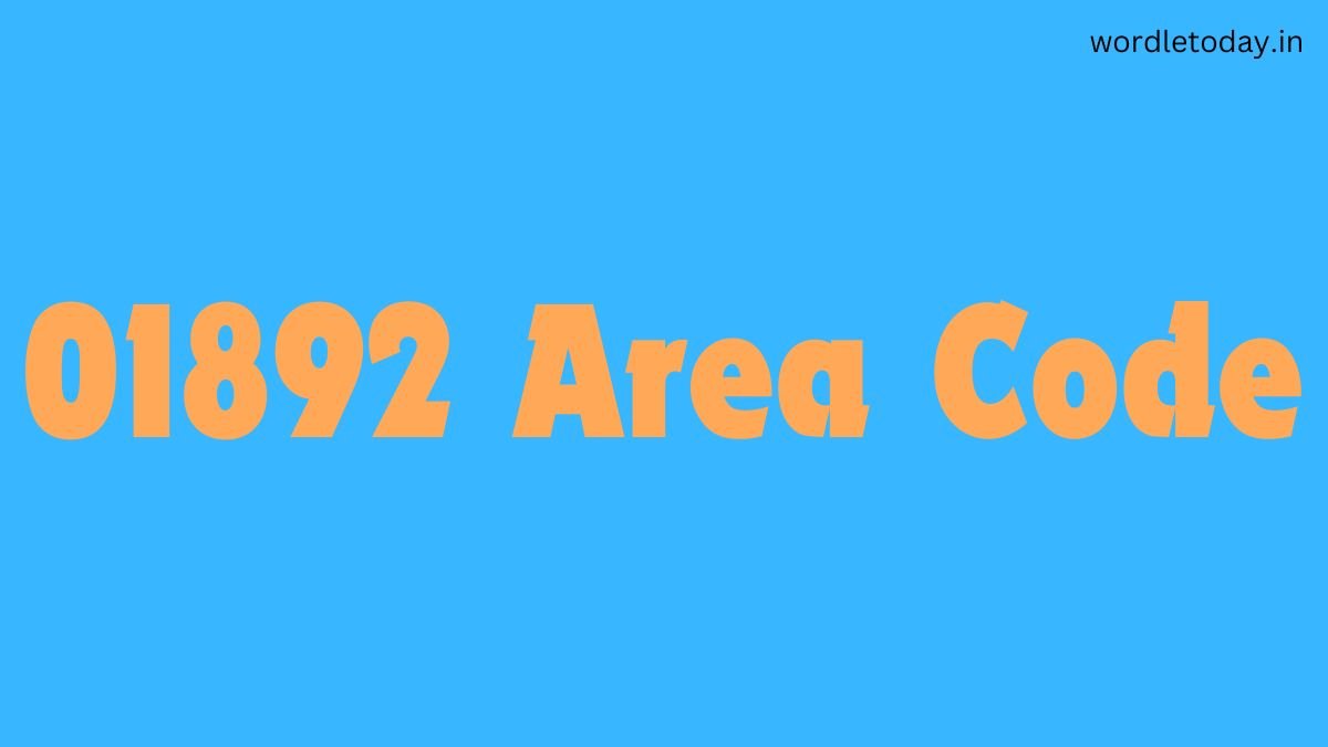 01892 Area Code