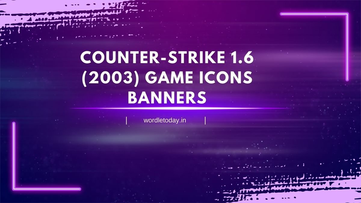 Counter-Strike 1.6 (2003) Game Icons Banners